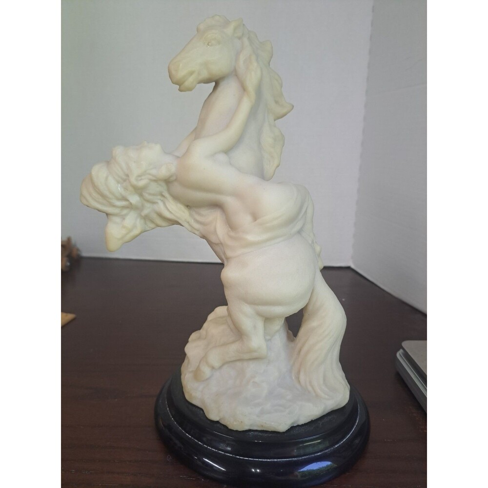 Rare 1991 Austin Productions Sculpture Goddess On Horseback By Antoine Bofill